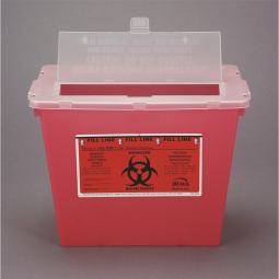 Bemis Sentinel Bemis Healthcare 102 030-Bemis Sentinel Sharps Container, 2 gal, 8-5/8 x 11-5/8 x 7-3